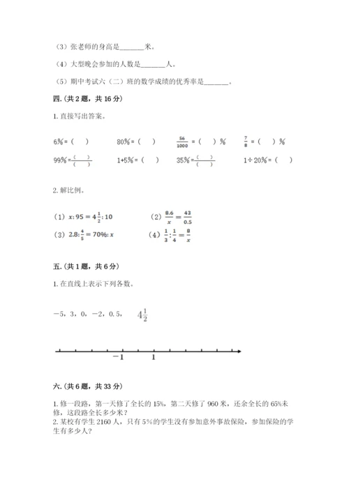 青岛版六年级数学下学期期末测试题【考点精练】.docx