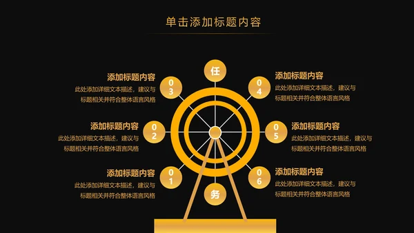 金色大气创业投资金融理财银行保险PPT模板