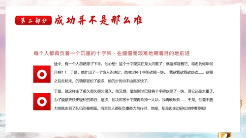 学会坚持永不放弃主题班会PPT课件