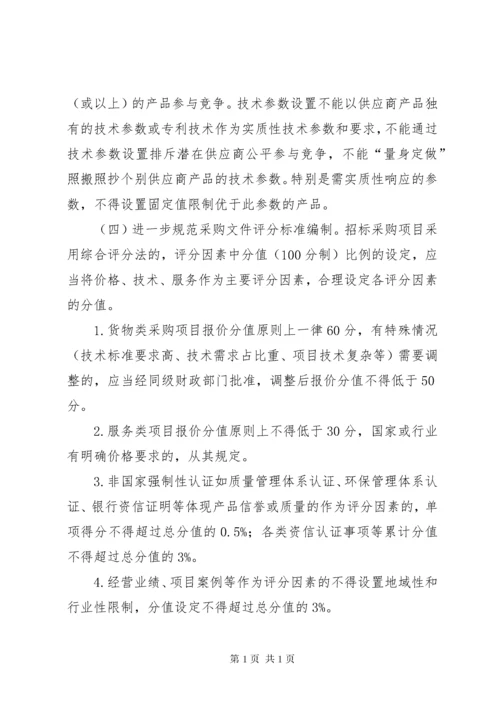 政府采购监督管理工作意见.docx