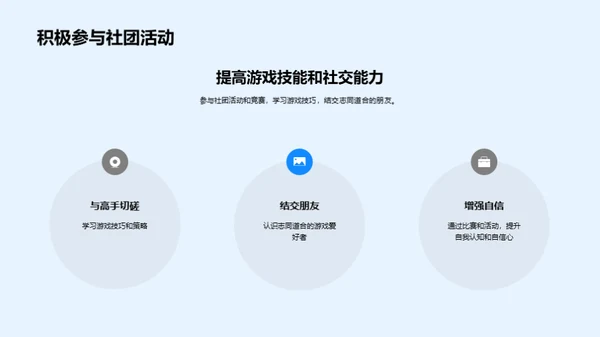 游戏社团，我们的舞台