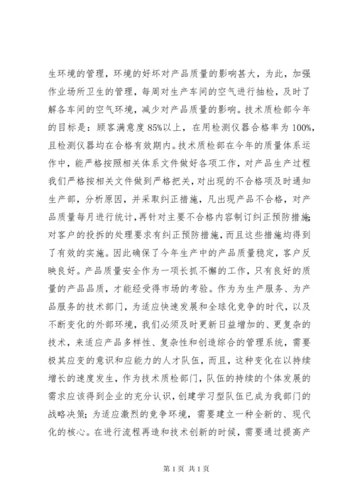 企业技术中心年度工作总结优秀范文.docx