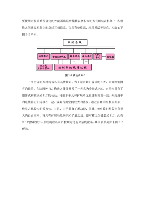 基于PLC的自动运料小车经典设计.docx