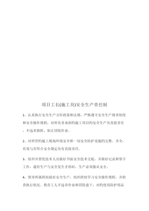 项目经理安全生产责任制.docx