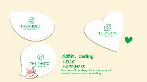 绿色清新春季旅游电子相册动态PPT