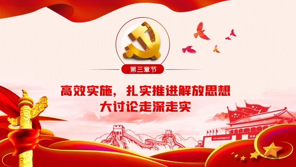 开展好人主义之害解放思想大讨论从严治党党课PPT