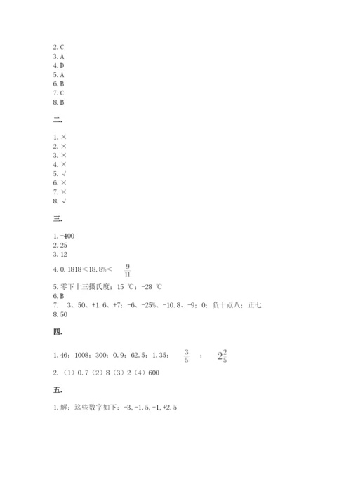 冀教版小升初数学模拟试题【重点】.docx