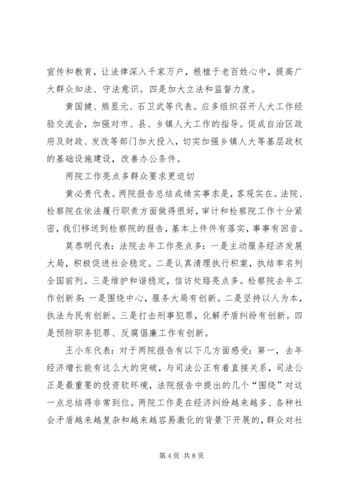 人大代表审议政府工作报告讲话.docx