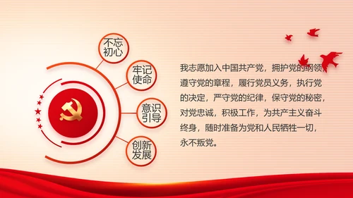红色党建党支部工作专题动态PPT党课