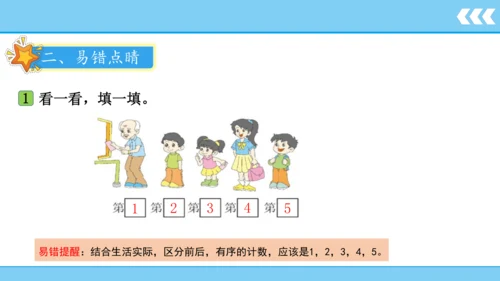 人教版数学一年级上册3 5以内数的认识和加减法第3课时 第几  课件（共20张PPT）