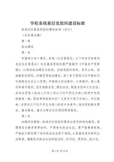 学校系统基层党组织建设标准 (2).docx