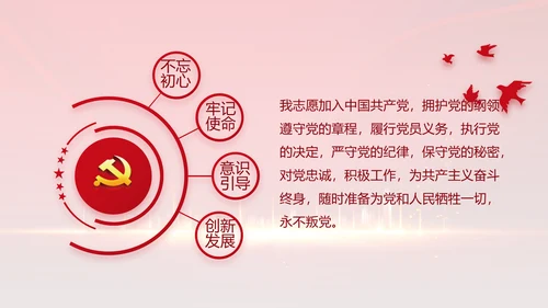 红色年终党支部述职报告学习教育PPT