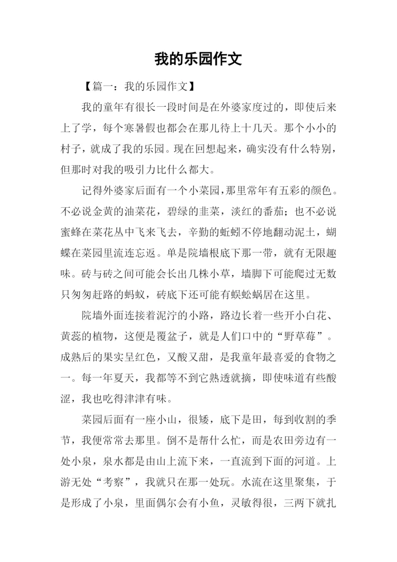 我的乐园作文-6.docx