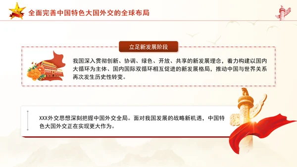重要领导外交思想的时代价值与世界意义专题党课PPT