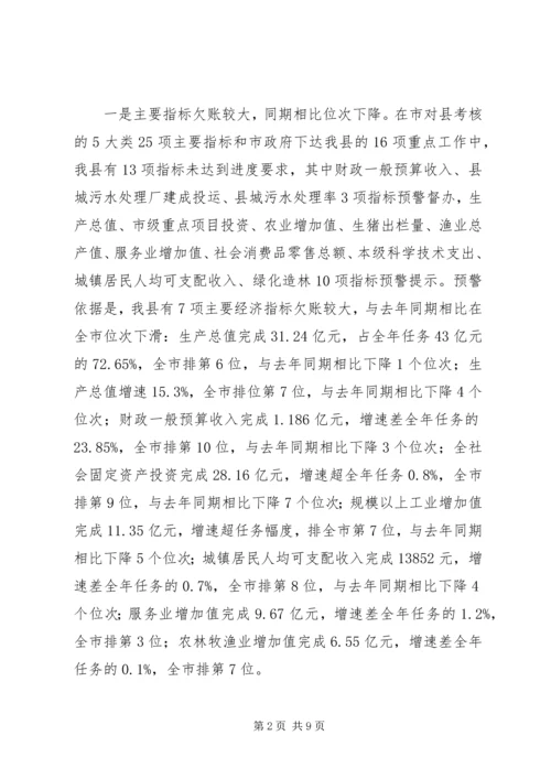 县委书记在全县目标责任考核工作会议上的讲话 (4).docx