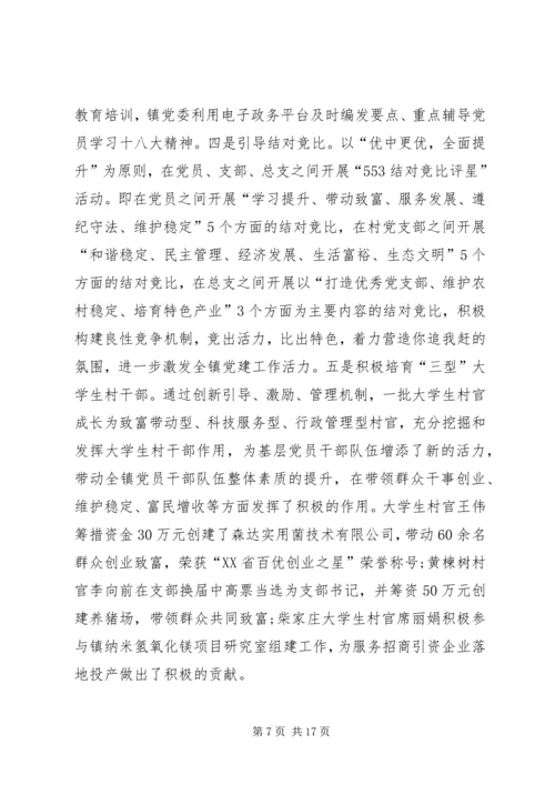 乡镇年度基层组织建设工作总结.docx