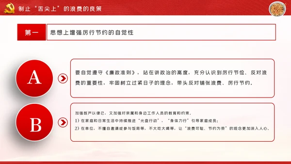 传承中华优良传统坚决制止舌尖上的浪费PPT