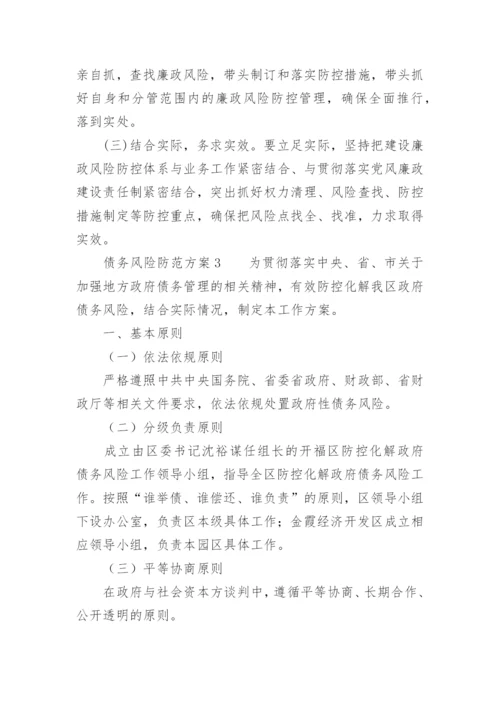 债务风险防范方案.docx