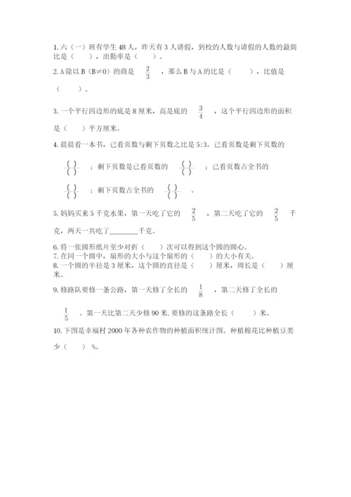 2022人教版六年级上册数学期末测试卷（中心小学）.docx