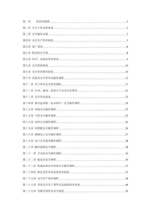 污水处理厂安全管理标准体系.docx
