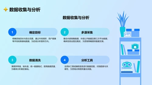 蓝色卡通风通用行业营销路演方案PPT主题