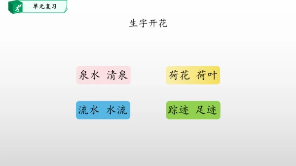 部编一年级语文下册第六单元知识清单