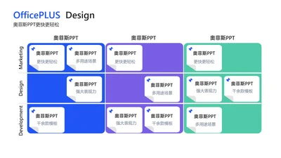 简约风白色并列关系4项PPT单页