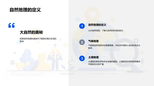 自然地理基础课PPT模板