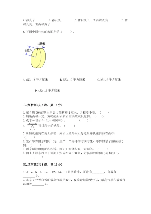 北京版六年级下册期末真题卷（考点梳理）.docx