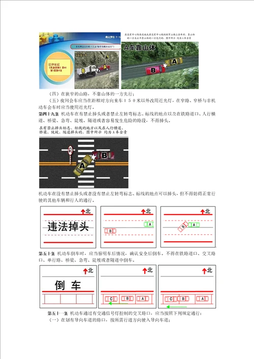 图解道路交通事故责任划分及法律依据