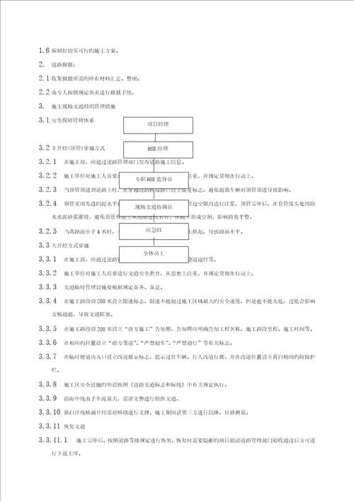 施工现场交通组织管理方案总模板