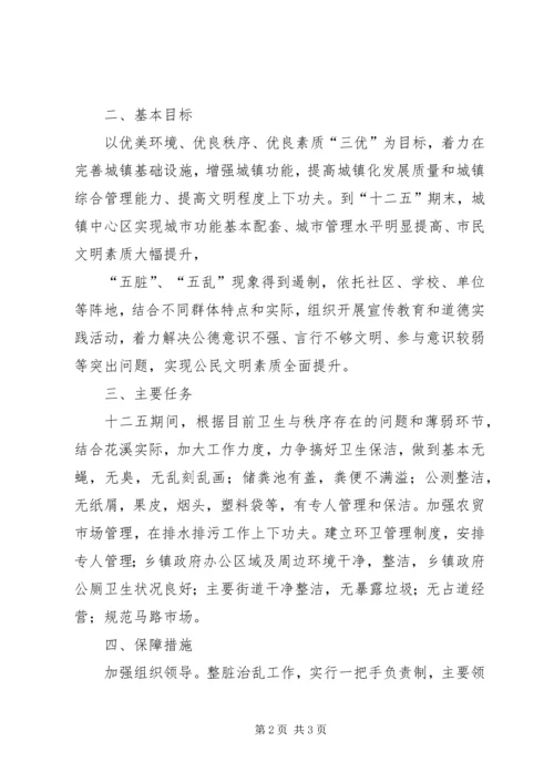 整脏治乱专项行动资料计划、方案.docx