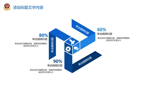 蓝色大气稳重人民公安警察案件汇报ppt