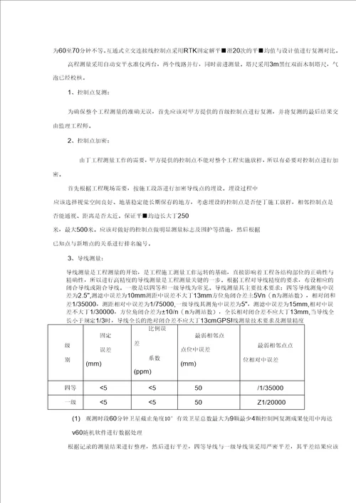 施工方案和主要分项工程施工方法