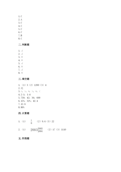 人教版六年级上册数学期末测试卷含答案解析.docx