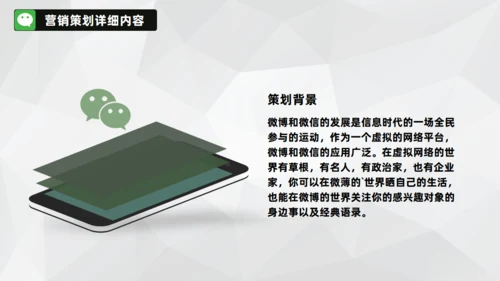 微信营销朋友圈关众号自媒体通用PPT课件模板