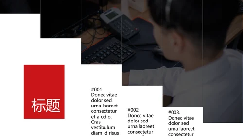 红色时尚项目管理方案通用PPT模板