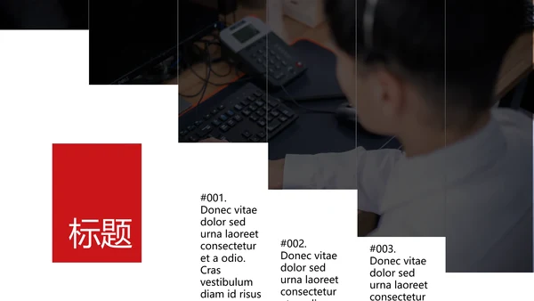 红色时尚项目管理方案通用PPT模板