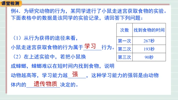 人教版生物八上 5.2.2先天性行为和学习行为(共18张PPT)+视频素材