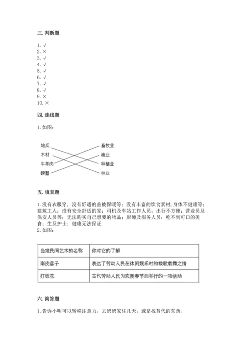 部编版四年级下册道德与法治 期末测试卷精品【历年真题】.docx