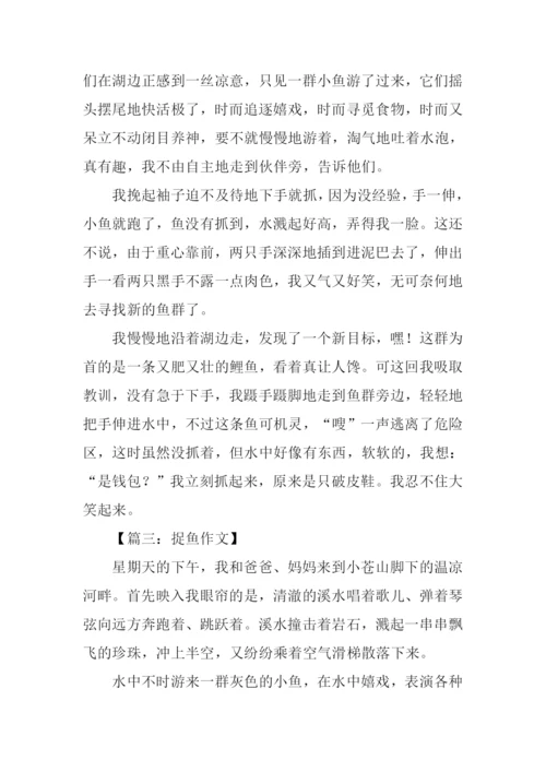 关于捉鱼的作文.docx