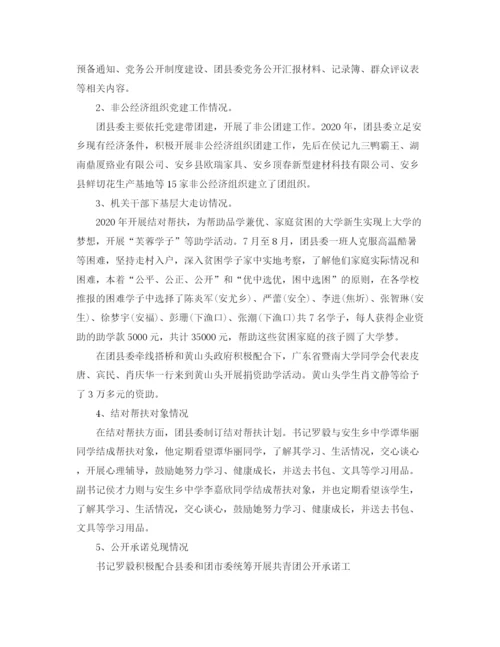 精编之县团委党建工作总结范文.docx