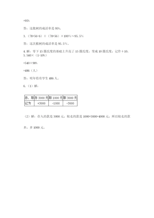 西师大版小升初数学模拟试卷附参考答案【名师推荐】.docx