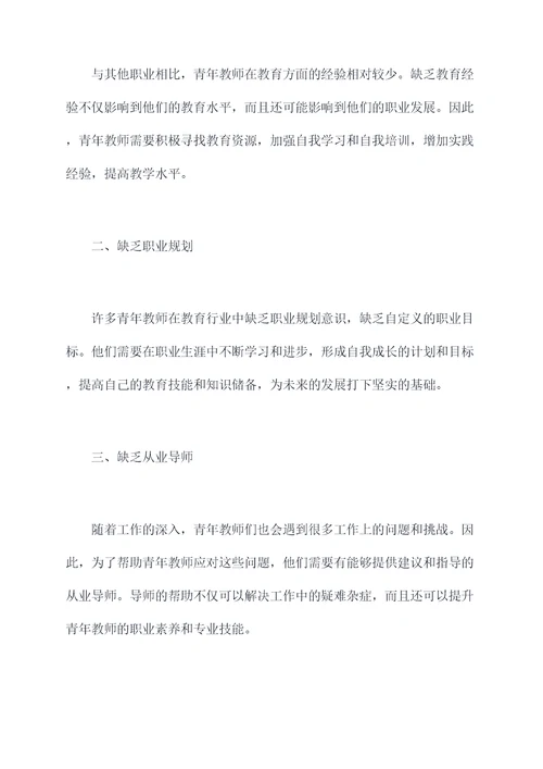 青年教师现状剖析