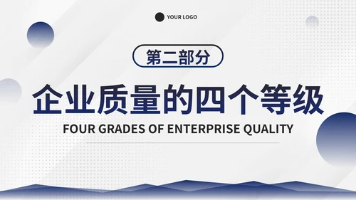 简约商务几何图形部门员工质量管理培训PPT模板