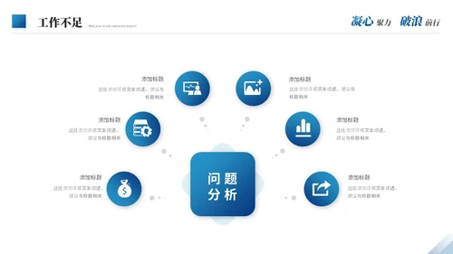 蓝色商务励志风年中工作总结年中总结述职报告工作汇报ppt模板