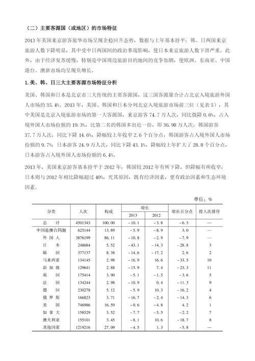 北京市入境旅游市场情况分析.docx