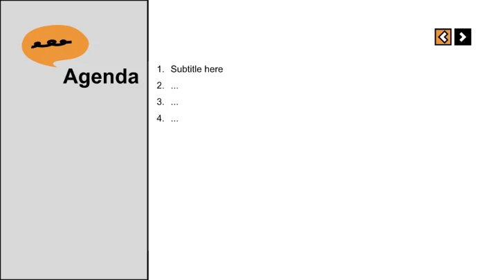 橙色插画风班长竞选