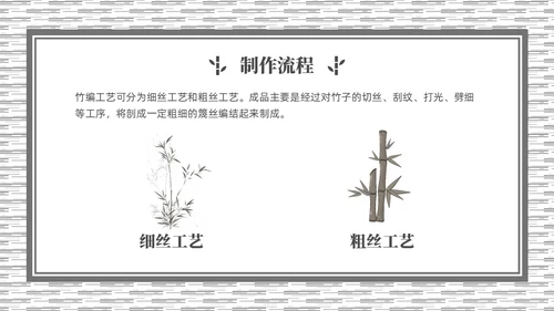 灰色简约非遗文化系列竹编培训PPT课件非遗非遗文化非物质文化遗产