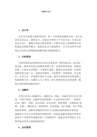 考研热门专业.docx